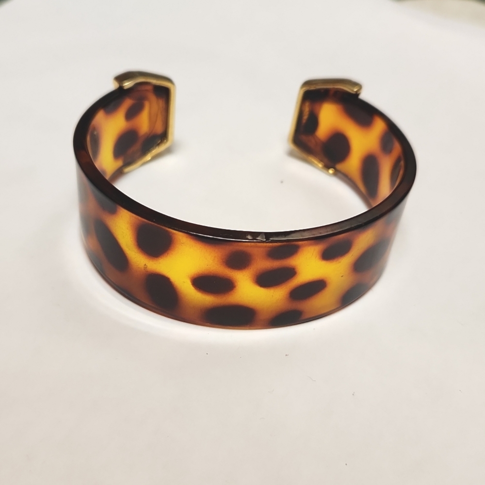 Vintage Cuff faux tortoise shell